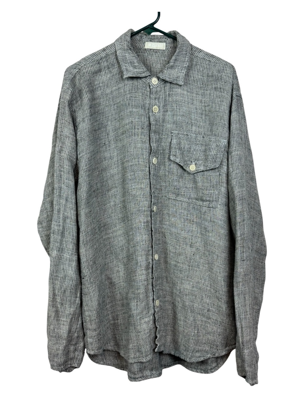 CP Shades Mens Jeff Shirt Black white Button Down sz L